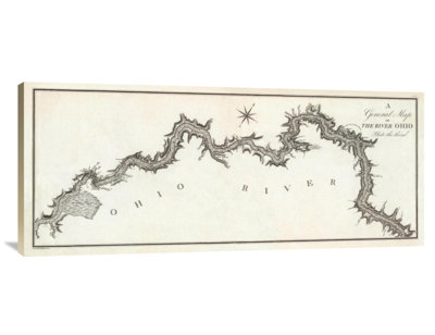 " A General Map Of The River Ohio, Plate 3, 1796 "