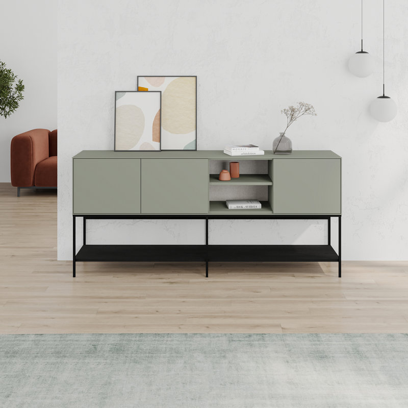 180cm Console Table, Ash Green