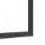 Miroir de salle de bain rectangulaire surdimensionné de 60 po x 30 po avec miroir noir