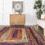 Tapis multicolore en coton tressé à la main bohème-1448969522