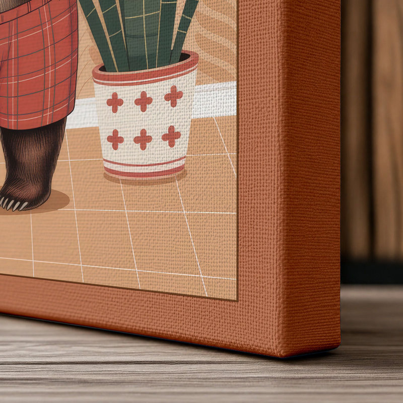 Print, 30x20 - 76.2 x 50.8 cm, Terracotta Border