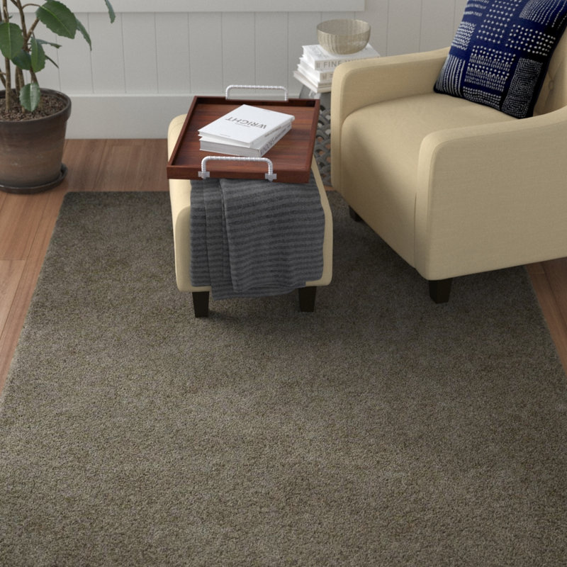 Tapis décoratif taupe Alsace, Rectangle 7 pi 11 po x 9 pi 10 po