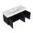 Wall-Mounted Bathroom Vanity with Sink, Thick Edged Resin Basin, KD-Package