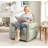 Eden 33.5"W Modern Performance Fabric Upholstered Accent Armchair With Storage-1412198795