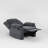 Roumena 34.75" Wide Microfiber Manual Lever Recliner, Pillow Arm
