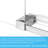 Frameless Glass Shower Door, 56"-60 "W x 76" H Sliding Shower Door, 5/16" (8mm) Tempered Glass Panels, Modern Bathroom Shower Screen with Stainless Steel Handle, Matte Black-126318571