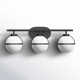 Arie 3 Light Frosted Dimmable Vanity Light