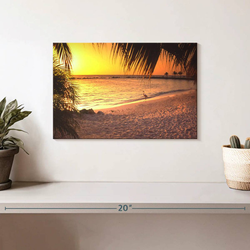 Gillard Aruba Sunset Flamingo, H 8 po x l 12 po