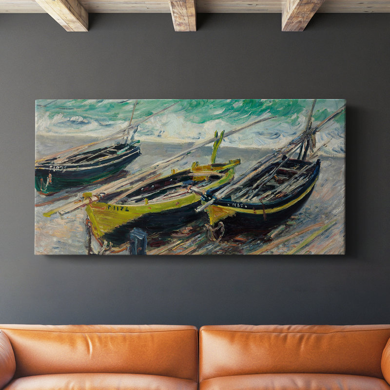 Série nautique-CDLX- Toile tendue avec châssis - Prêt à accrocher, H 24 po x l 48 po