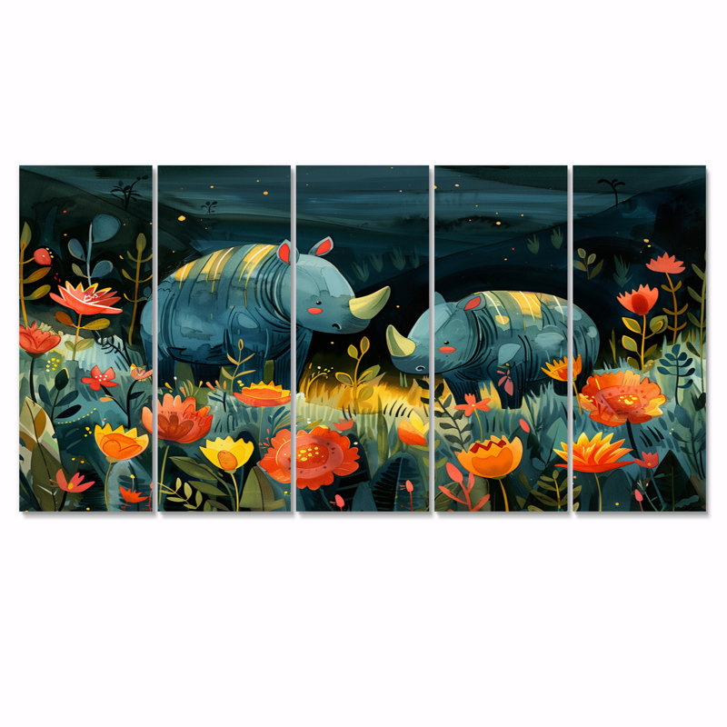 Ensemble de salon Teeya - Rhinoceros, H 32 po x l 80 po