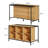 Modern 63" W Kitchen Island Table With Seating and 6 Spacious Storage and Breakfast Counter Table for Dining Room Kitchen