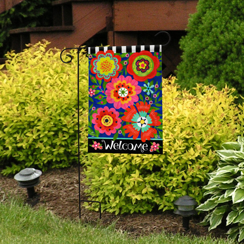 Drapeau de jardin Bright Blooms