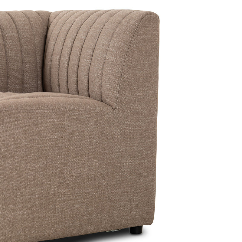 Grayson Tufted Chair, Crypton Nomad Taupe