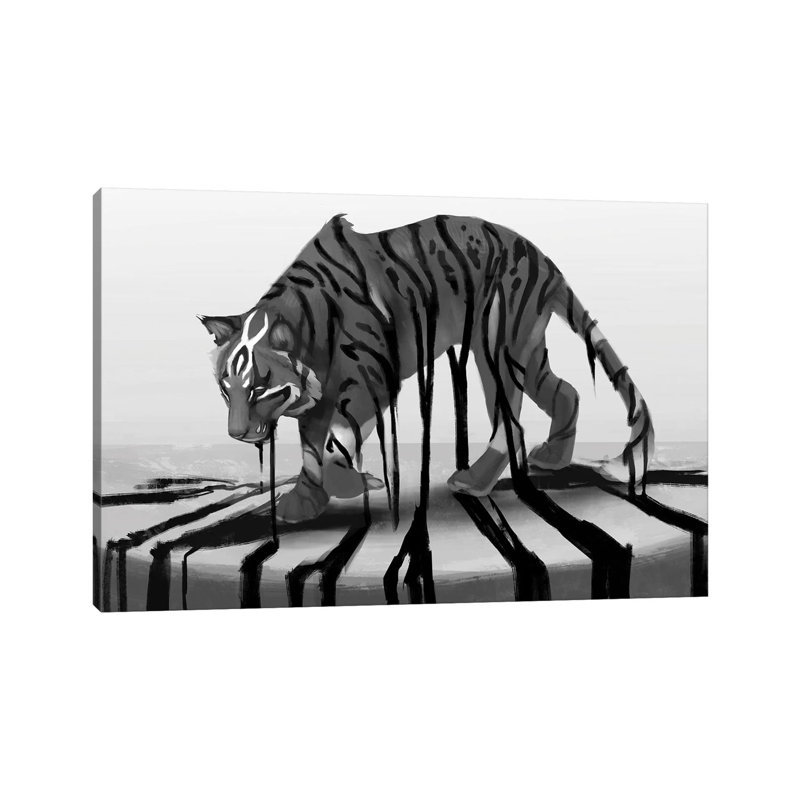 Drip 1 Piece Wrapped Canvas Wall Art, 20.32 cm H x 30.48 cm W