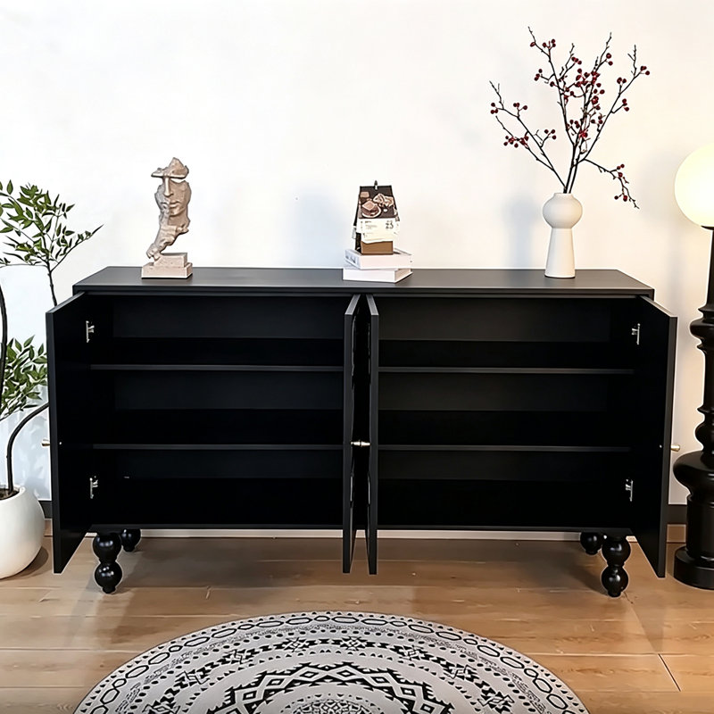 Buffet léger de luxe rétro avec art français