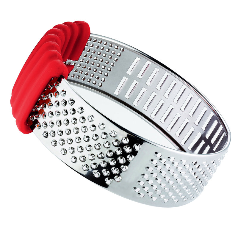 Guzzini Latina Stainless Steel Multi Blade Grader with Silicone Handle