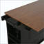 Îlot de cuisine mobile avec porte vitrée, prise de courant et tablettes ouvertes, chariot de cuisine roulant avec porte-serviettes, support à épices et porte-couteaux, table de préparation fonctionnelle pour la cuisine, la salle à manger-1502111142