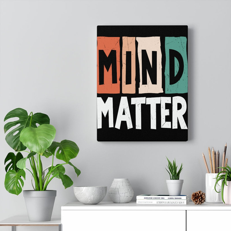 Mind Matter - Wrapped Canvas Print
