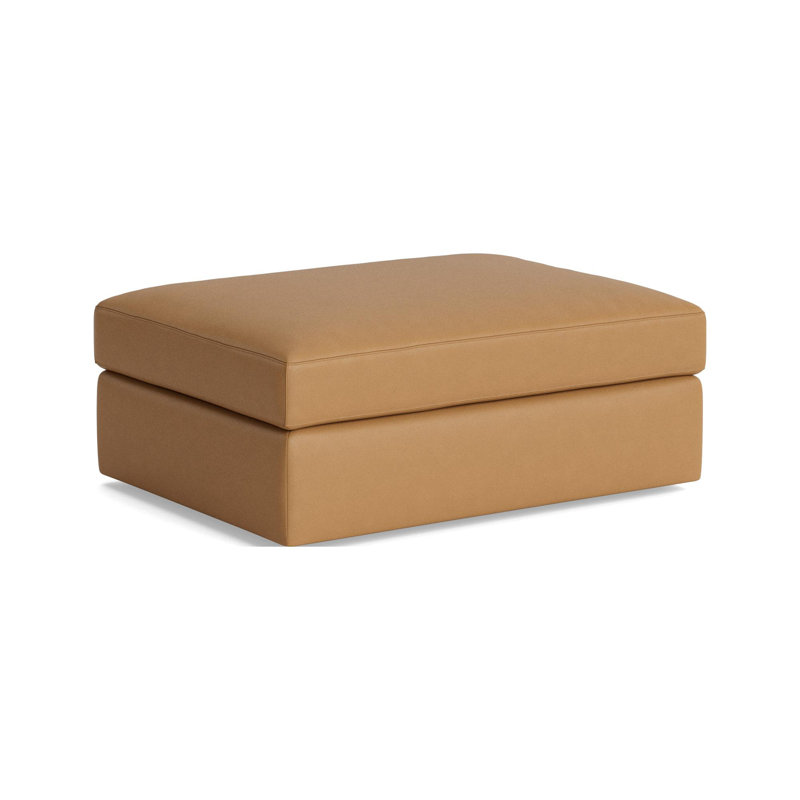 The OG Ottoman, Leather - Butterscotch