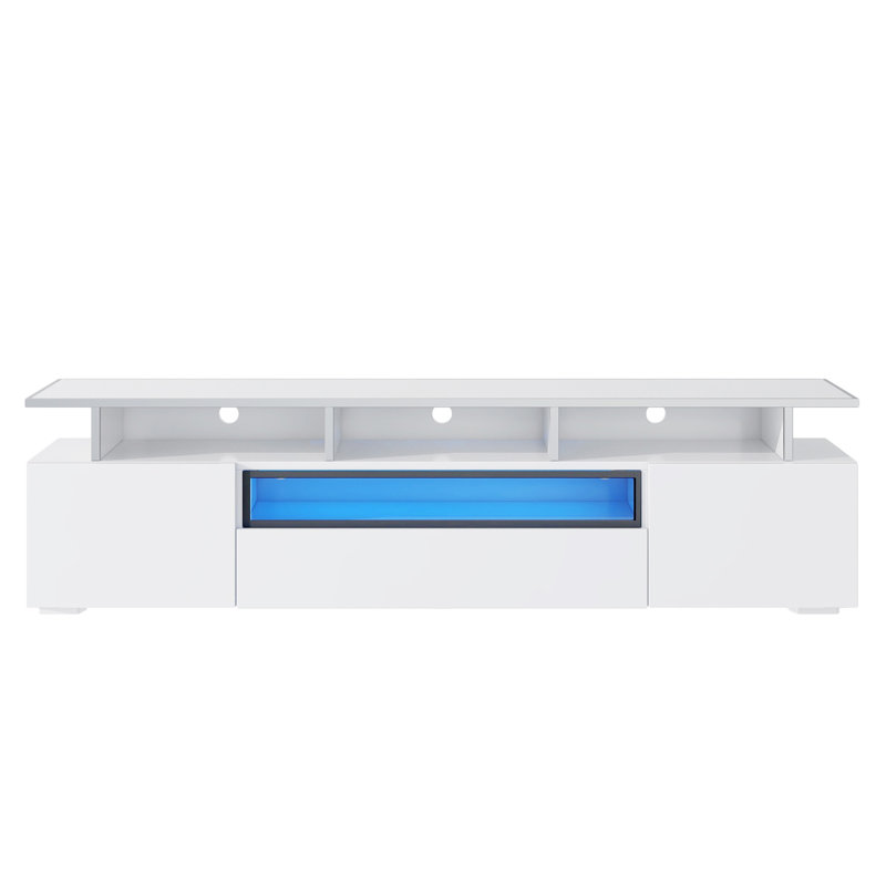 Crédence de rangement Gafita, Blanc