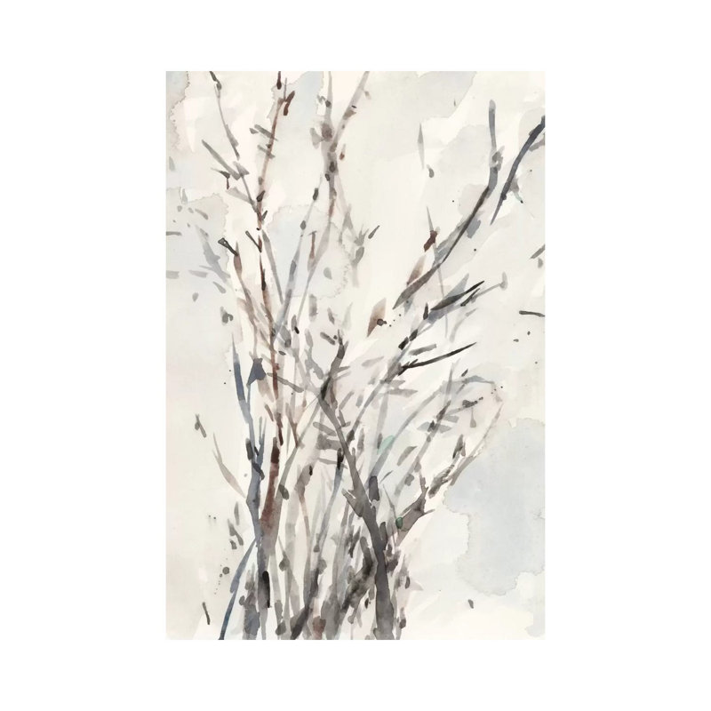Watercolor Branches I by Samuel Dixon - Wrapped Canvas Gallery-Wrapped Canvas Giclée, 66.04 cm H x 45.72 cm W