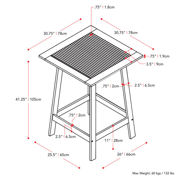 Dimensions du produit