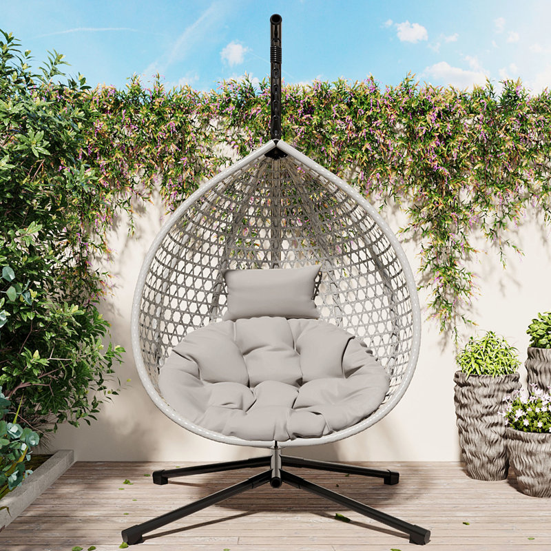 Chaise à accoudoirs polyvalente et apaisante - Base en fer, PE, réglable pour la tranquillité, Gris, Gris