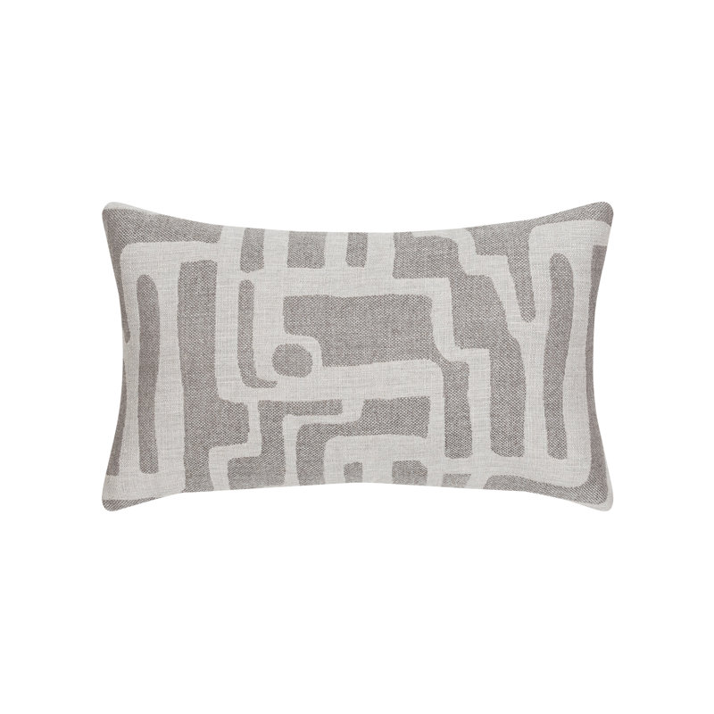 Noble Outdoor Rectangular Sunbrella® Pillow Cover & Insert, Pewter