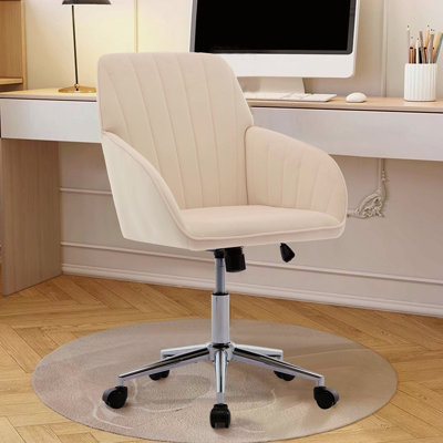 Fauteuil de bureau réglable, chambre à coucher à domicile, fauteuil pivotant ergonomique, siège à dossier, confortable pour les longues séances