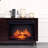 American-style Decorative Electric Fireplace with Simulated Flames