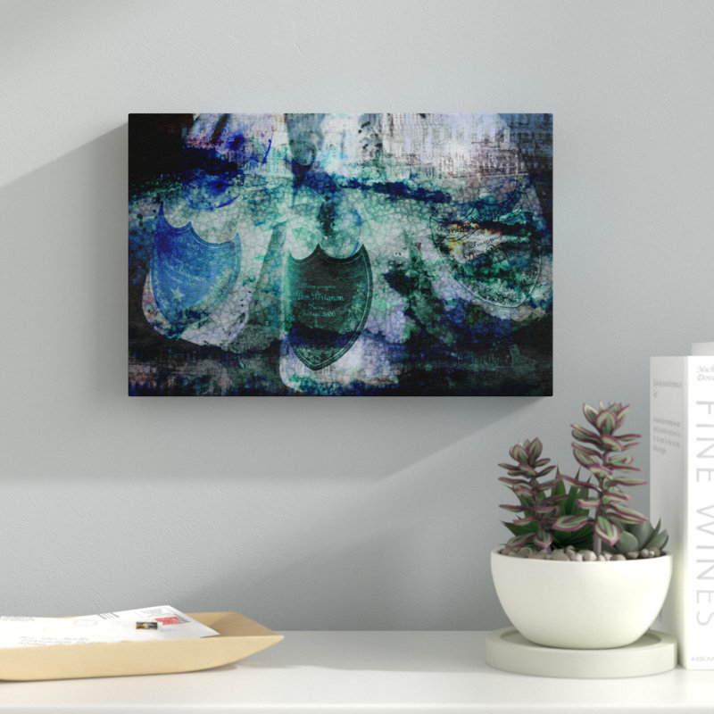" Champagne Bath Reverse ", 24" H x 36" W x 1.5" D