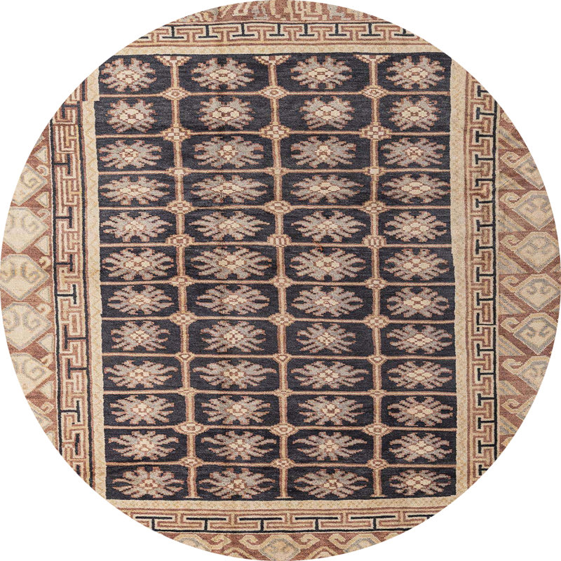 Tapis abstrait moderne 4892, Rond 4 pi