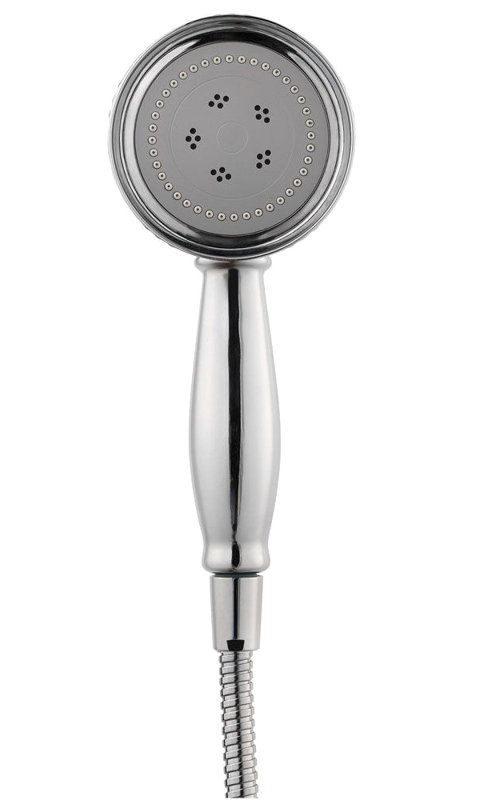 Avalon-Bath 3-Function Adjustable Shower Head, Brushed Nickel