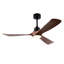 Ventilateur de plafond moderne de 52 pouces avec moteur à courant continu réversible à télécommande 3 pales à intensité variable 3 couleurs