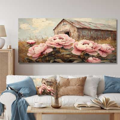 Pivoine Dorline par The Farm Fence II - pivoines, art mural
