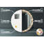 Huldar Glass Flat Wall Mirror