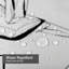 Rideau de douche blanc avec 12 crochets-129039888