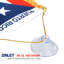 Drapeau suspendu pour fenêtre 4 x 6 pouces Anley Puerto Rico