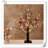 21In Black Birch Tree With 60 Led Lights, Twinkle Tree Lamp With Lighted Branches, Fairy Light Spirit Tree With 2 Red Birds For Room Decor, Easter, Halloween, Thanksgiving, Christmas, New Year, Etc.