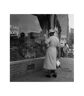 « main street, pittsboro, north carolina » par dorothea lange-reproduction de photo