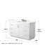 Ensemble de meuble-lavabo simple 54 po avec plateau en quartz Miranda-98150105-98163150-98150101