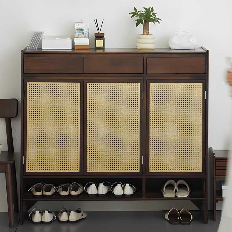 Retro fashion furniture storage shoe cabinet