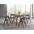 ACME Keiki Round Dining Table, Walnut Finish