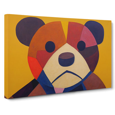 Teddy Bear Abstract Vol.2 - Wrapped Canvas