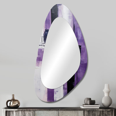 Tuckerman - Tachisme Asymmetric Shapes - Grand miroir mural moderne