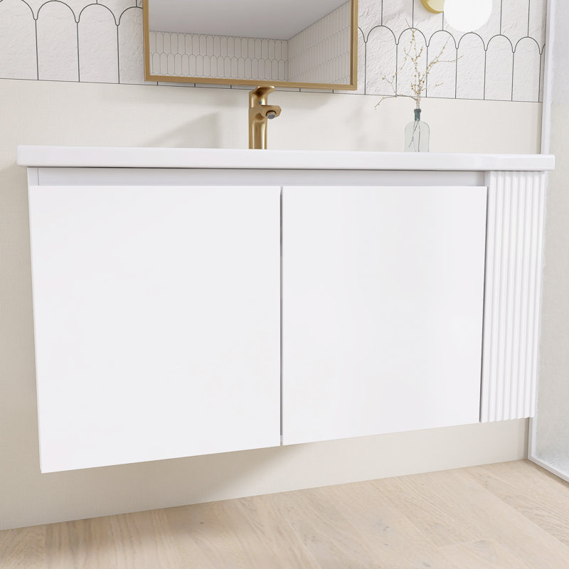 36'' Single Bathroom Vanity With Ceramic Top