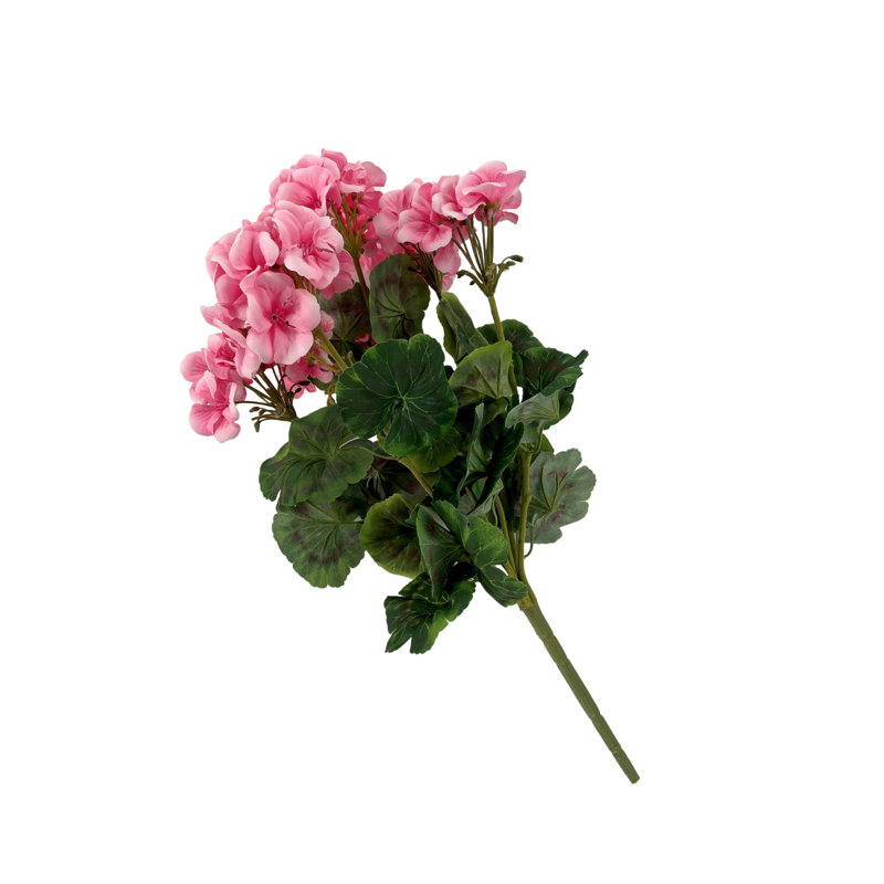 Ensemble de 3 plantes à fleurs artificielles, Rose