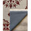 Tapis marocain beige en coton et polyester à imprimé numérique Nancy Collection-846028359