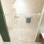 Porte de douche sans cadre l 56 "à 60" x H 76 "