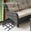 Canapé modulaire d'extérieur en osier avec coussins 73,62 po Deb-2080313862-2080313863